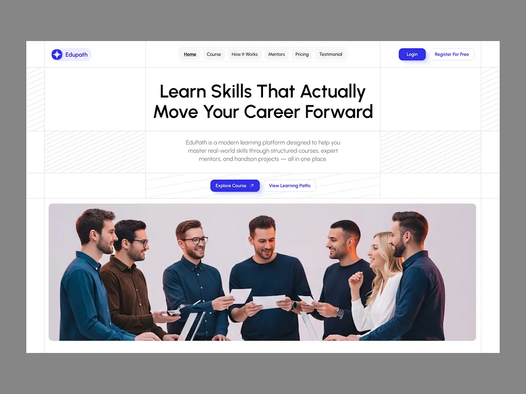 EduPath — E-Learning Platform — screen 1