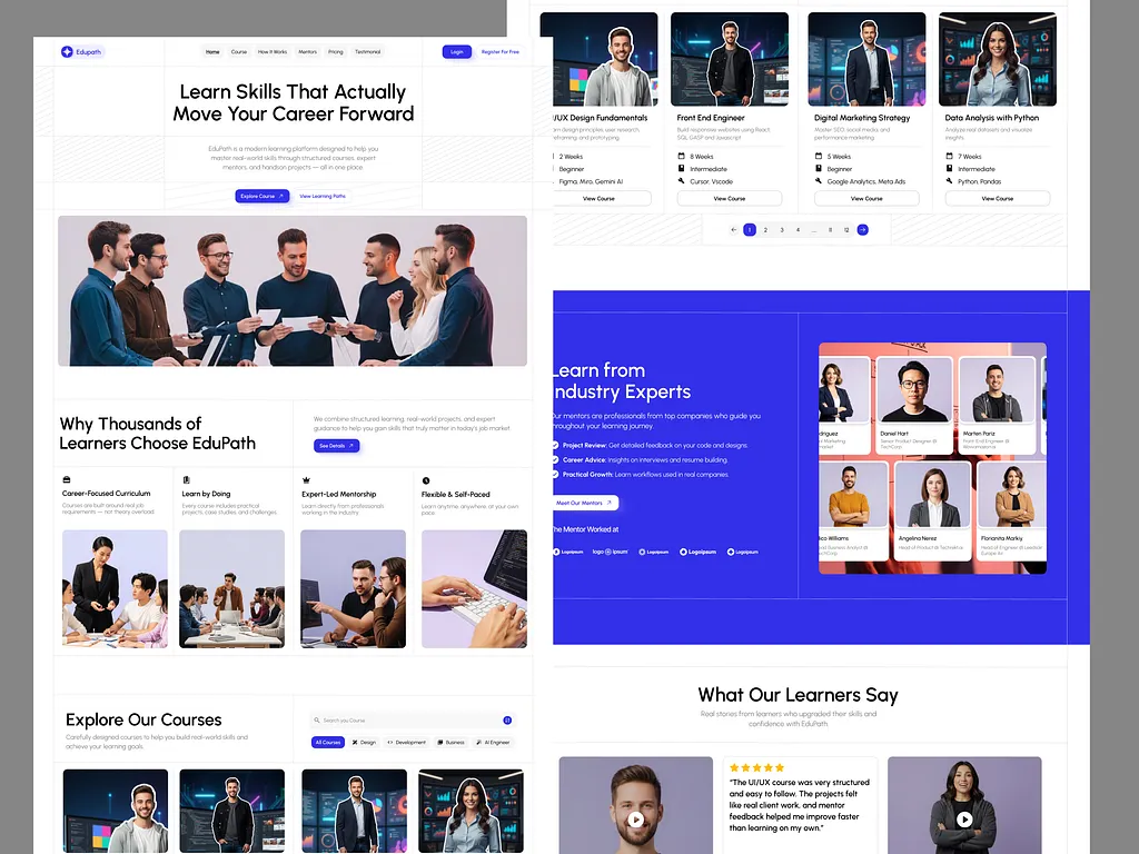 EduPath — E-Learning Platform — screen 2