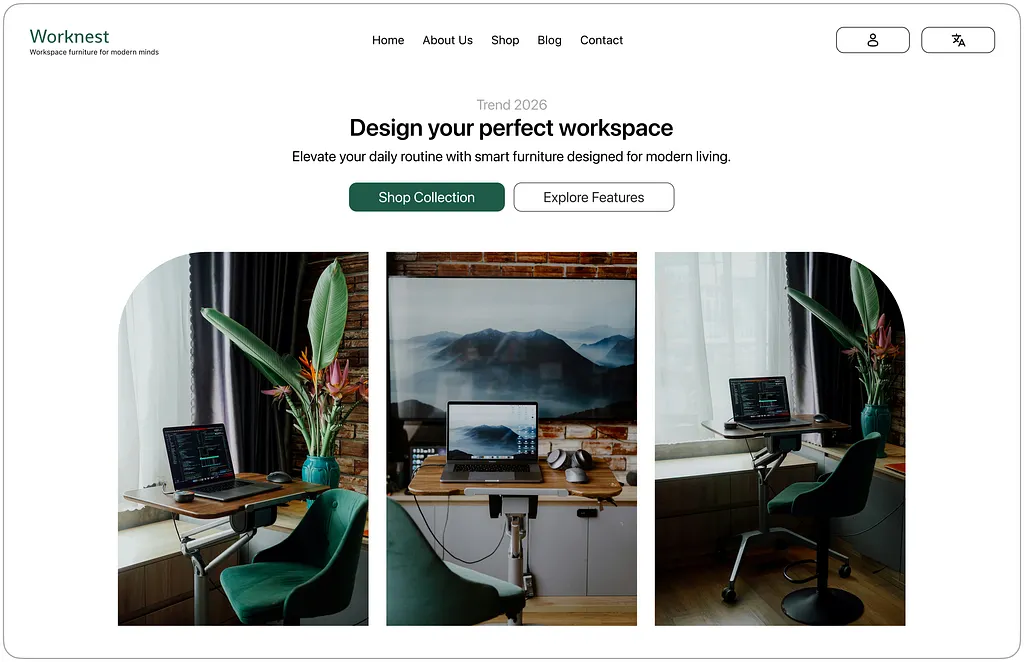 WorkNest — Project Management SaaS — screen 1
